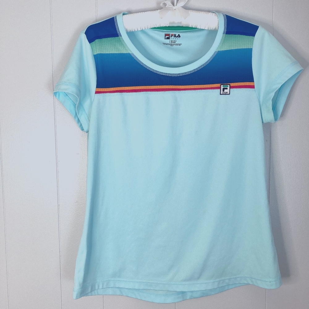 Fila Sport Capped Sleeve Tee Shirt size Large
